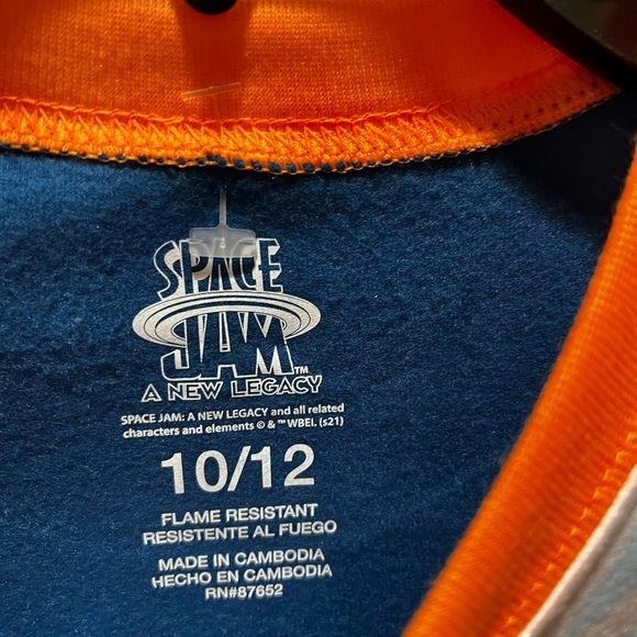 Space Jam Pajamas Nwot Lebron James Space Jam Tune Squad Pajama Set